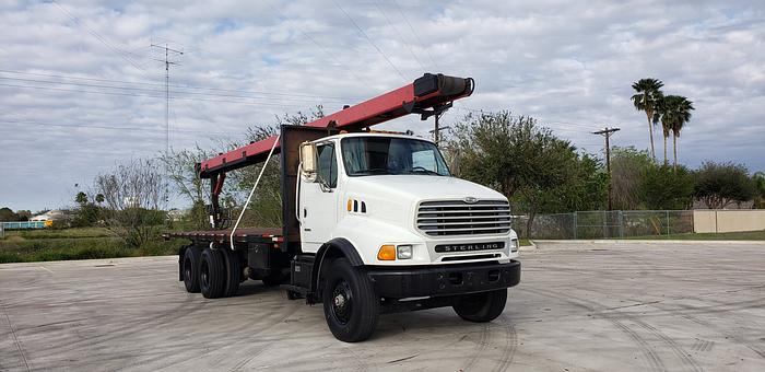 Used 2003 Sterling Acterra Flatbed w/ Cleasby Roofing Conveyor