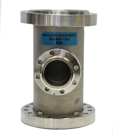 Used MDC 3-Way Tee Reducer W/ Flange Reducer 6" OD Stainless Steel (8208)W