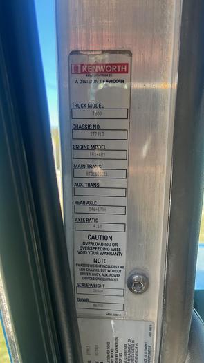 Used 2011 Kenworth T800