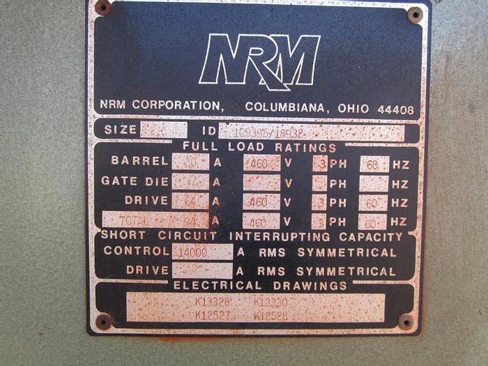 Used Extruder, 2.5" dia, NRM, Mdl 2-5-24.1, 40 HP, Plastics, #S739219