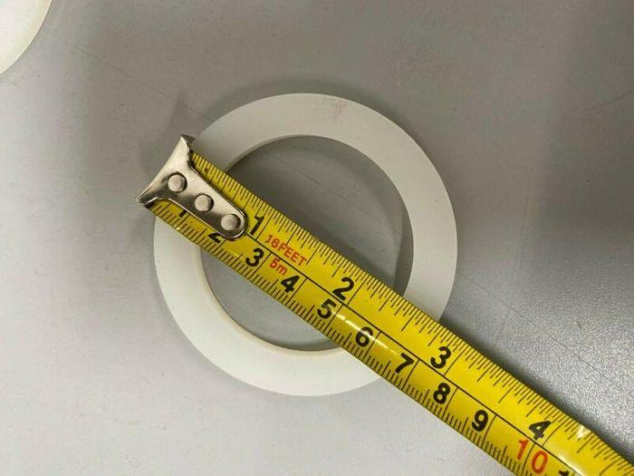 Used Cuno Filter 3" D x 1" H Spacer w/ Gaskets
