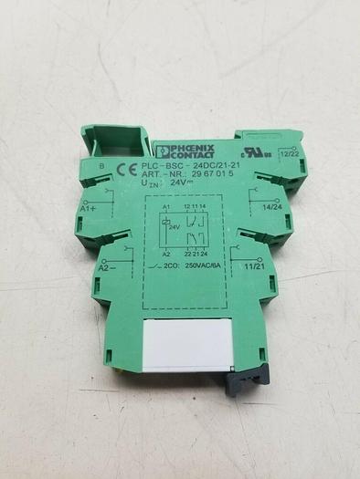 Used PHOENIX CONTACT PLC-BSC-24DC/21-21