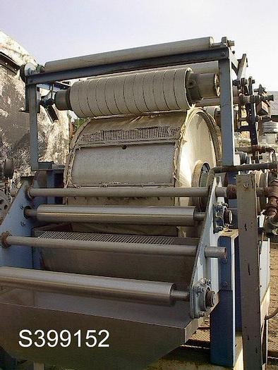 Used Filter, Rotary, Vac, 3' X 2', 316 S/st, Ametek, String, #S399152