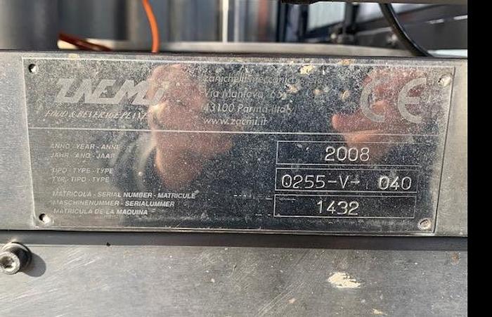 Used Zacmi -40 Valve Pre-Vacuum Filler