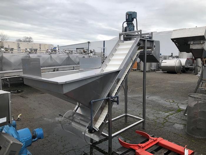 Used Intralox Flighted Belt Elevator
