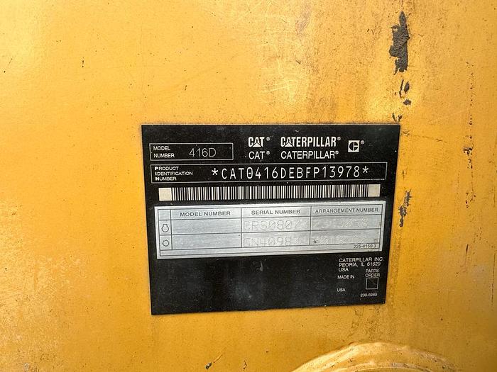 Used CATERPILLAR 416D