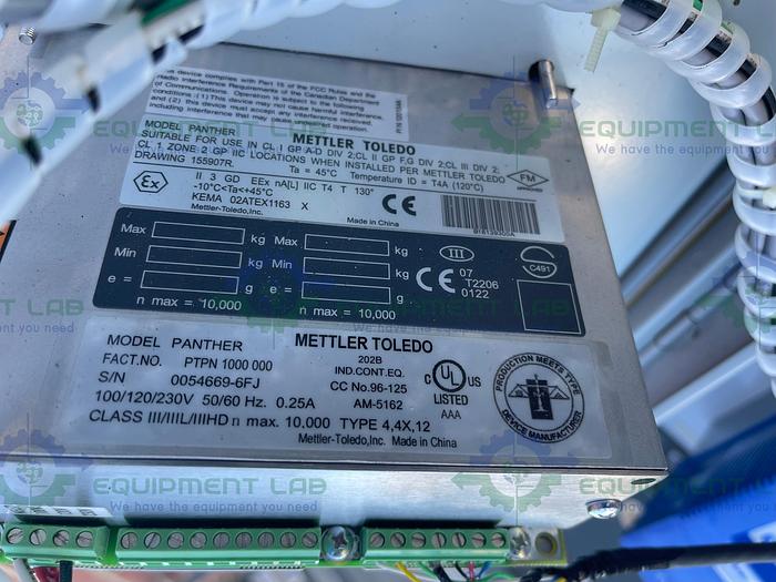 Used Wiegmann  N4363008 Enclosure w/ Fuji Electric PHL11B12-E1, Mettler Toledo Panther