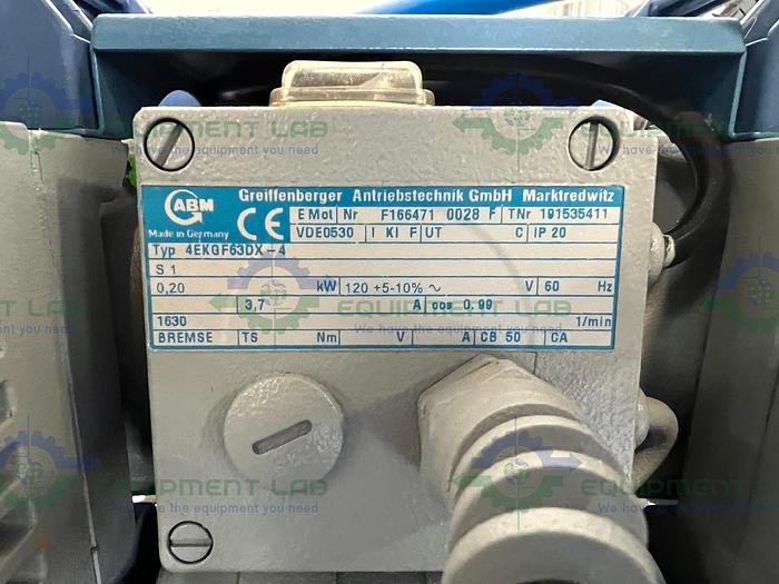 Used Vacuubrand  ME 8SI Diaphragm Vacuum Pump 115V