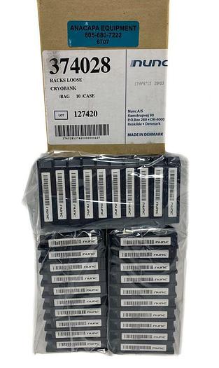 Nunc 374028 Loose Rack for Cryobank Vials, 96 Well, Lot of 30 New (6707) W