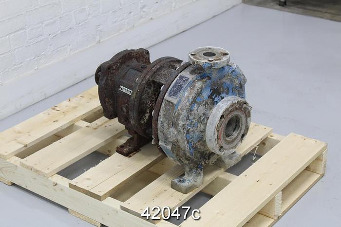 Used Rueck 3196 1.5x3x10 Pump, Stainless Steel Casing #42047