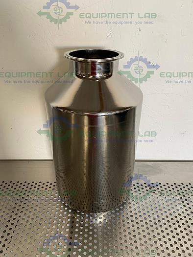 Used Eagle Stainless BTBEP-21 316L Stainless Steel 10 Liter Bottle w/ 4" Sanitary Fit
