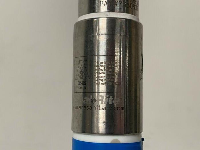 Used Ace Sanitary SL100A-TC 24" Silicon Hose w/ 1" Sanitary Fittings