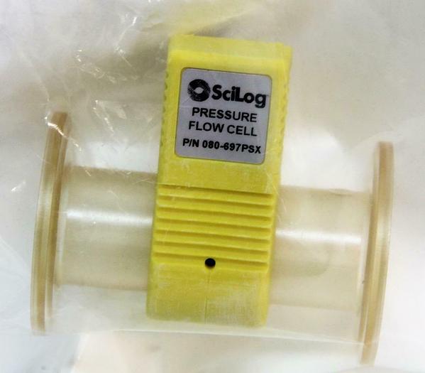 New SciLog SciPres Pressure Sensor Flow Cell 080697PSX 1'' TC Lot of 5