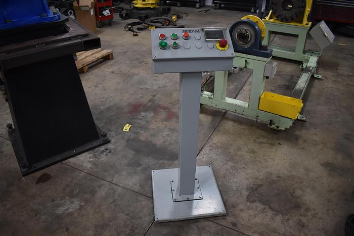 Used Yaskawa Motoman MA3100 Complete Robotic Welding Cell With Miller 450 and MH3100 positioner On Track