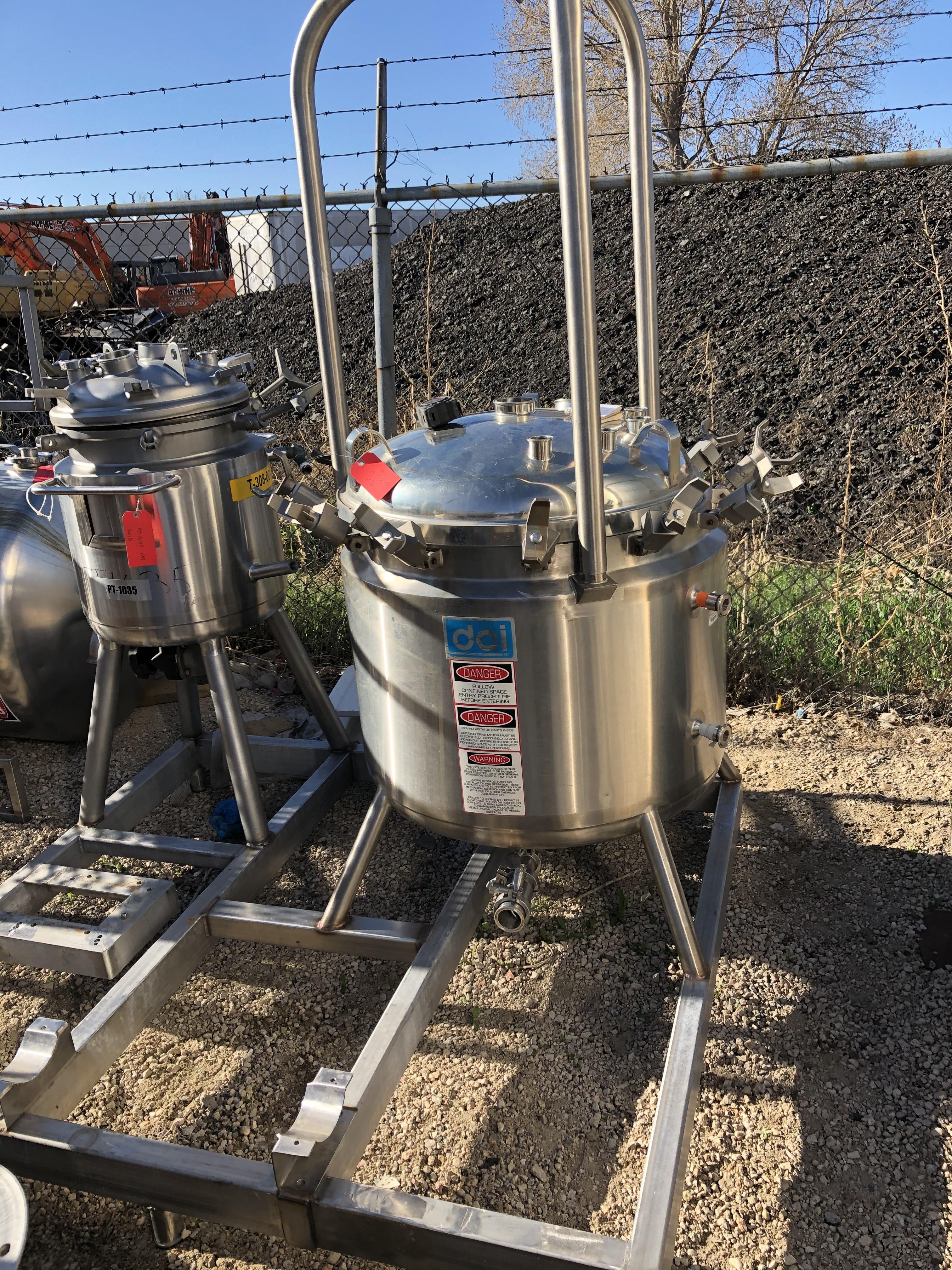 Used 60 GALLON SINGLE SHELL TANK.  PERMA-SAN MODEL 60-OVC SERIAL 25682-3