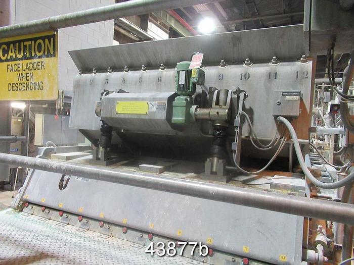 Used Voith Master Jet II Hydraulic, Dilution Control Headbox, 82.9" Pond Width #43877