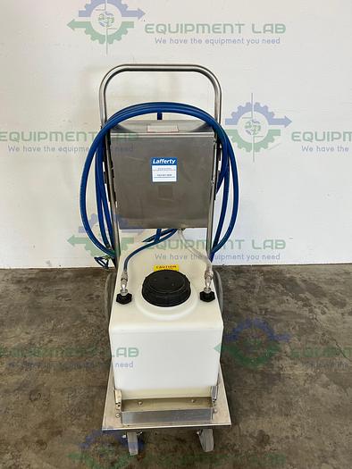 Used Lafferty  Portable 14 G Airless Foam Hose Drop Station  w/ Noco Battery Charger