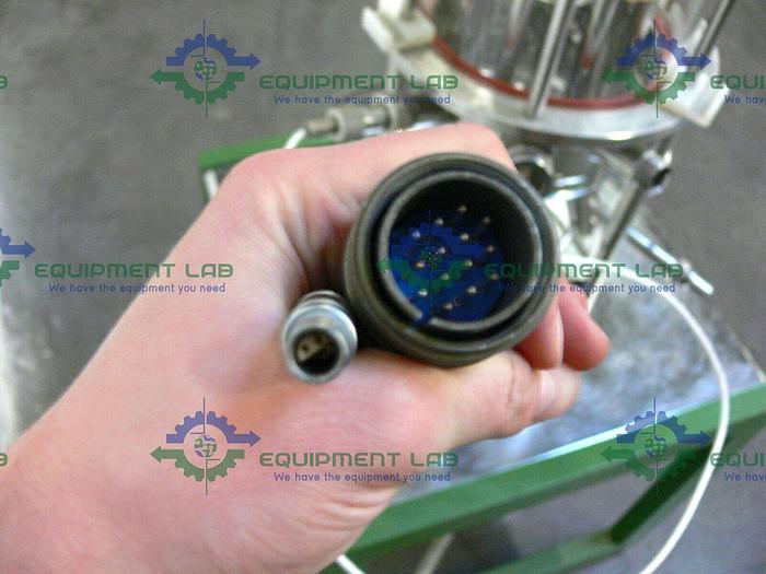 Used Braun 880 141/0 13.7L 1.3 bar 124C Schott Gerate Glass Bio Reactor + .75kW Motor