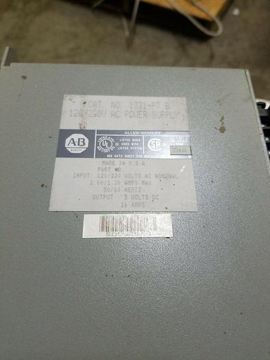 Used ALLEN BRADLEY 1771-A4B SER B 16 SLOT I/O CHASSIS 1771-P7 B