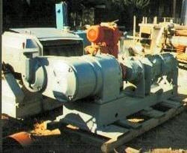 Used 5 in. X 36 in. BAKER PERKINS CONTINUOUS TWIN SCREW MIXER – 15 HP