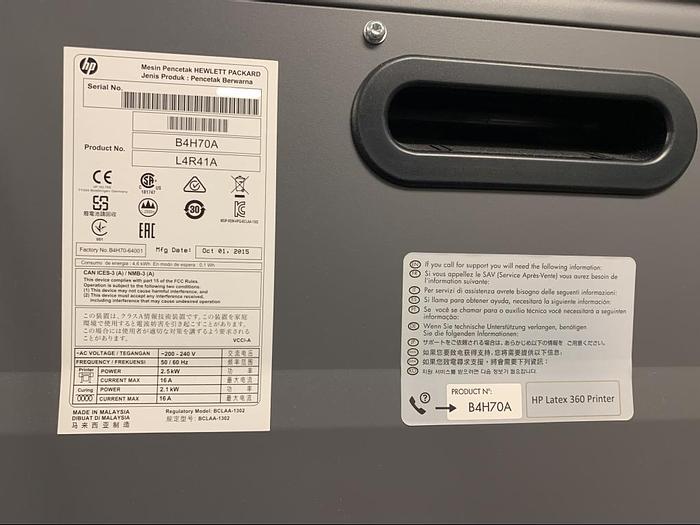 Used 2015 Hewlett-Packard Latex 360