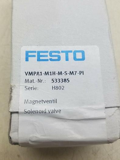 Festo VMPA1-M1H-M-S-M7-PI Solenoid Valve