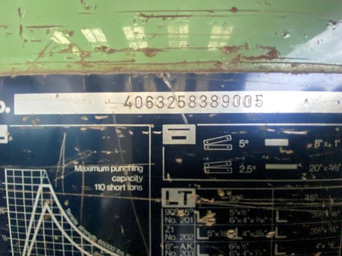 Used Peddinghaus Peddiworker 1100G Ironworker