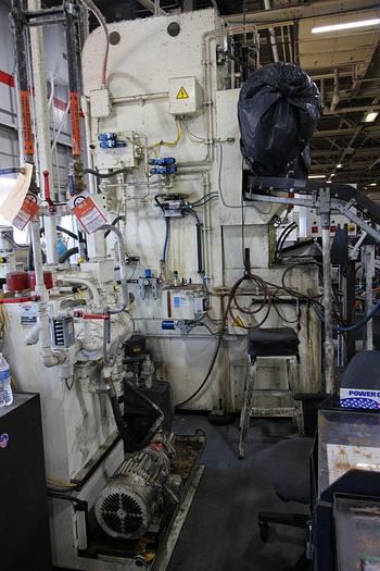 Used BROACHING MACHINE SPECIALTIES 10 TON 36 INCH TWO STATION TABLE UP VERTICAL HYDRAULIC BROACHING MACHINE