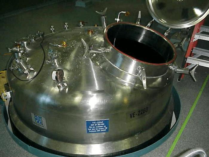 Used 1500 GALLON WAUKESHA CHERRY BURRELL REACTOR – T-316L S/S – 45/FV/150 PSI