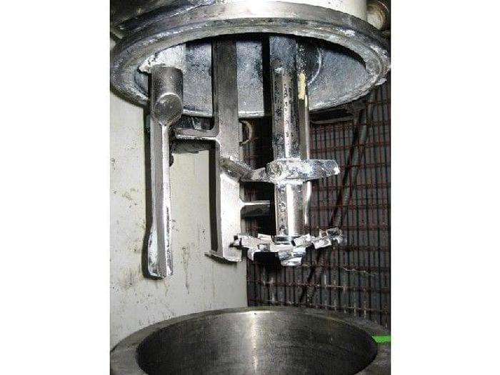 Used 2 GALLON JOHANN KREUZIGER VACUUM PLANETARY MIXER – S/S – VACUUM – JACKETED