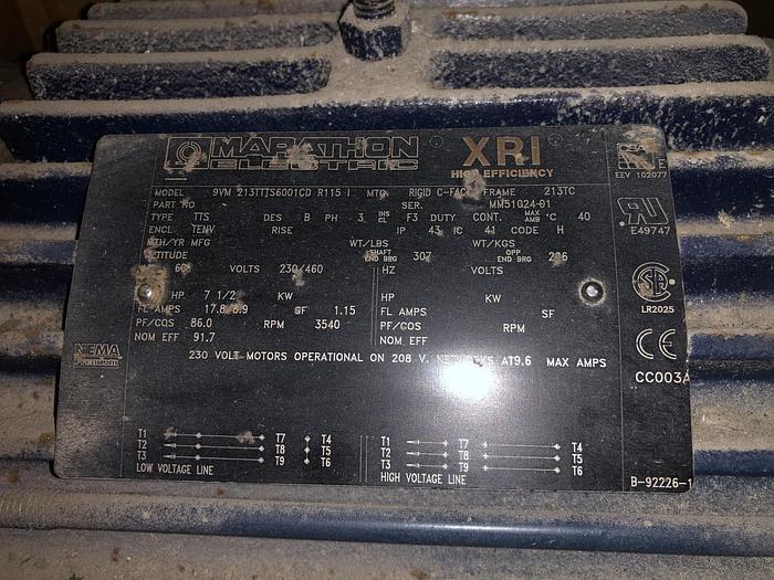 Used FYBROC DIVISION AIR COMPRESSOR