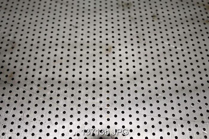 Used Bird JS8 Vibrating Screen Plate, .075 Holes #13713