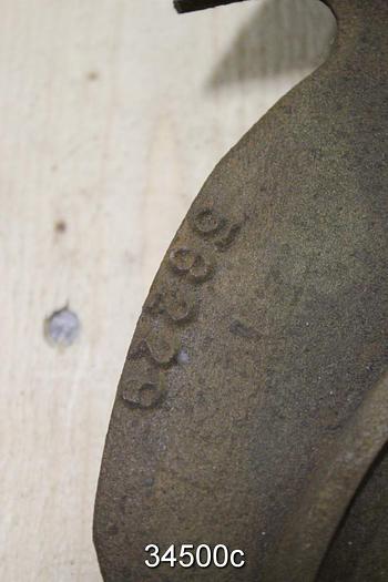 Used Goulds 3196 Impeller, 1x2x10, 5-Vane, 9.25" Diameter, Pattern 56229 #34500