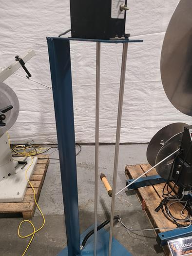 Used Rapid Air Industries Dual Motorized Stock Feed Reels with Antenna Feed Control. 
