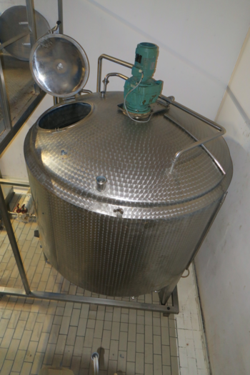 Used AHRENS & BODE 6500l STAINLESS STEEL TANK