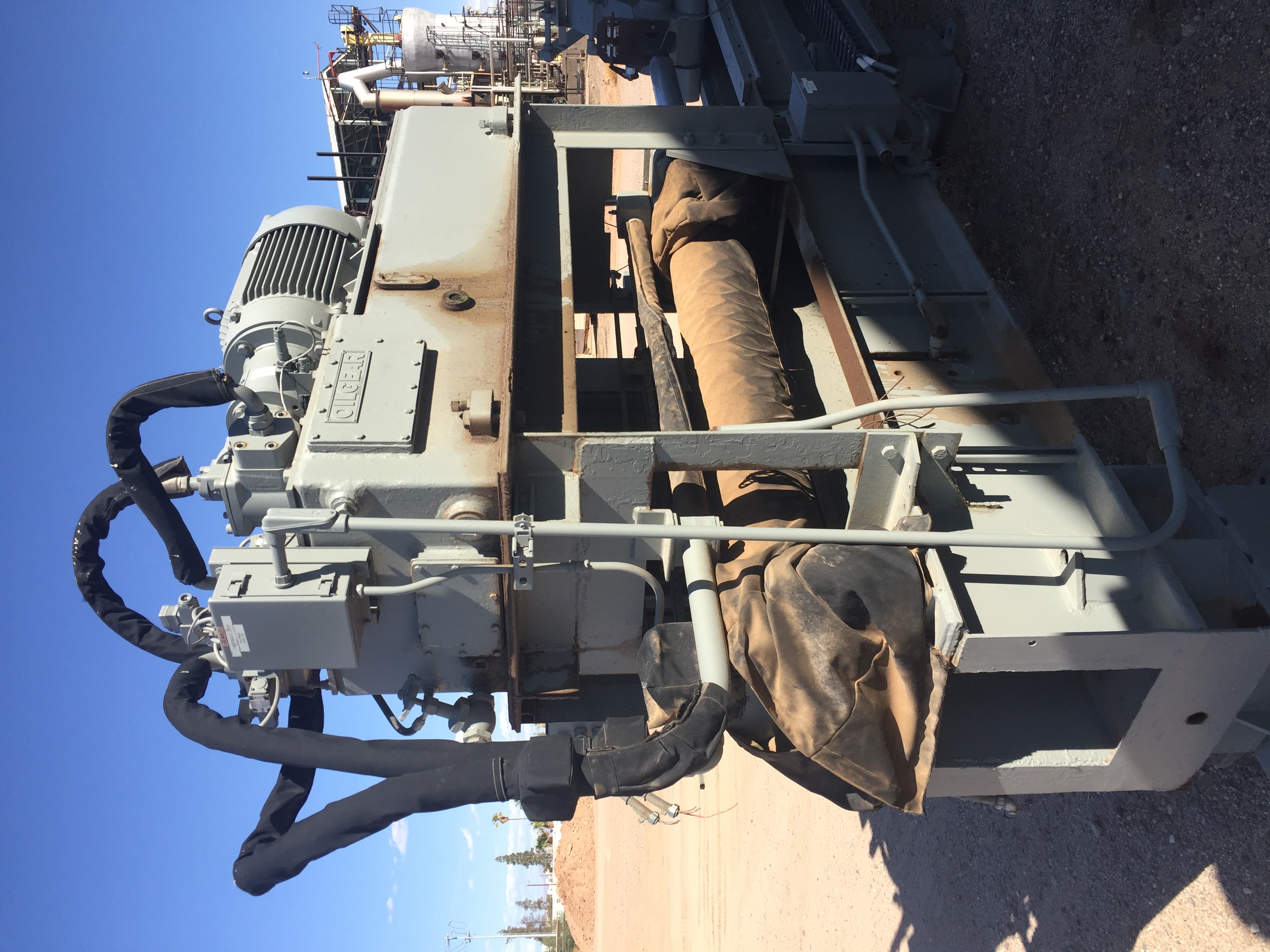 Used 40 Ton x  50 ft. Wean Hydraulic Extrusion Stretcher