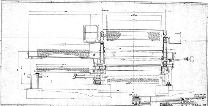 Used Black Clawson C-FORMER C-Former, 136", 1000 Fpm Operating Speed, 26#/1000 Square Feet Basis Weight #26600