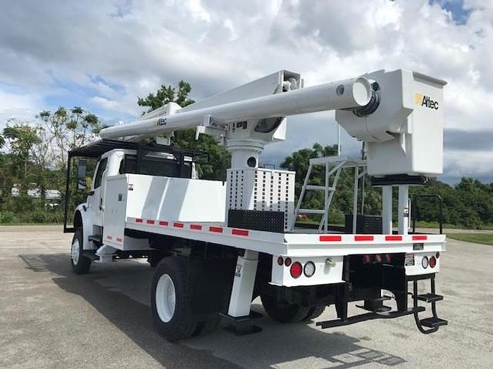Used 2007 Freightliner M2 4X4 Flatbed Altec LRV-55 60ft Over-Center Bucket Truck -C41775
