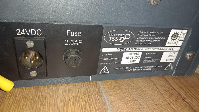 Used Teledyne Meridian Surveyor Gyrocompass