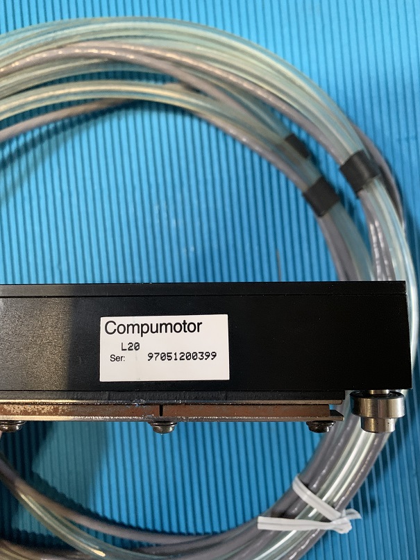 Used Compumotor Linear Stepper Motor Air Lubricated Hose and Cable L20