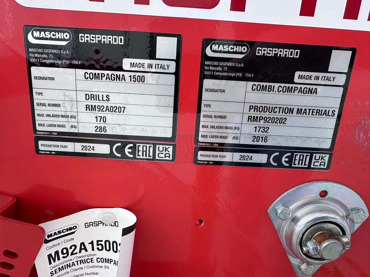 2024 MASCHIO GASPARDO Compagna 1500