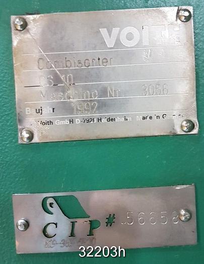 Used Voith Sulzer 12 Combisorter Size 12 Upper Housing Assembly #32203