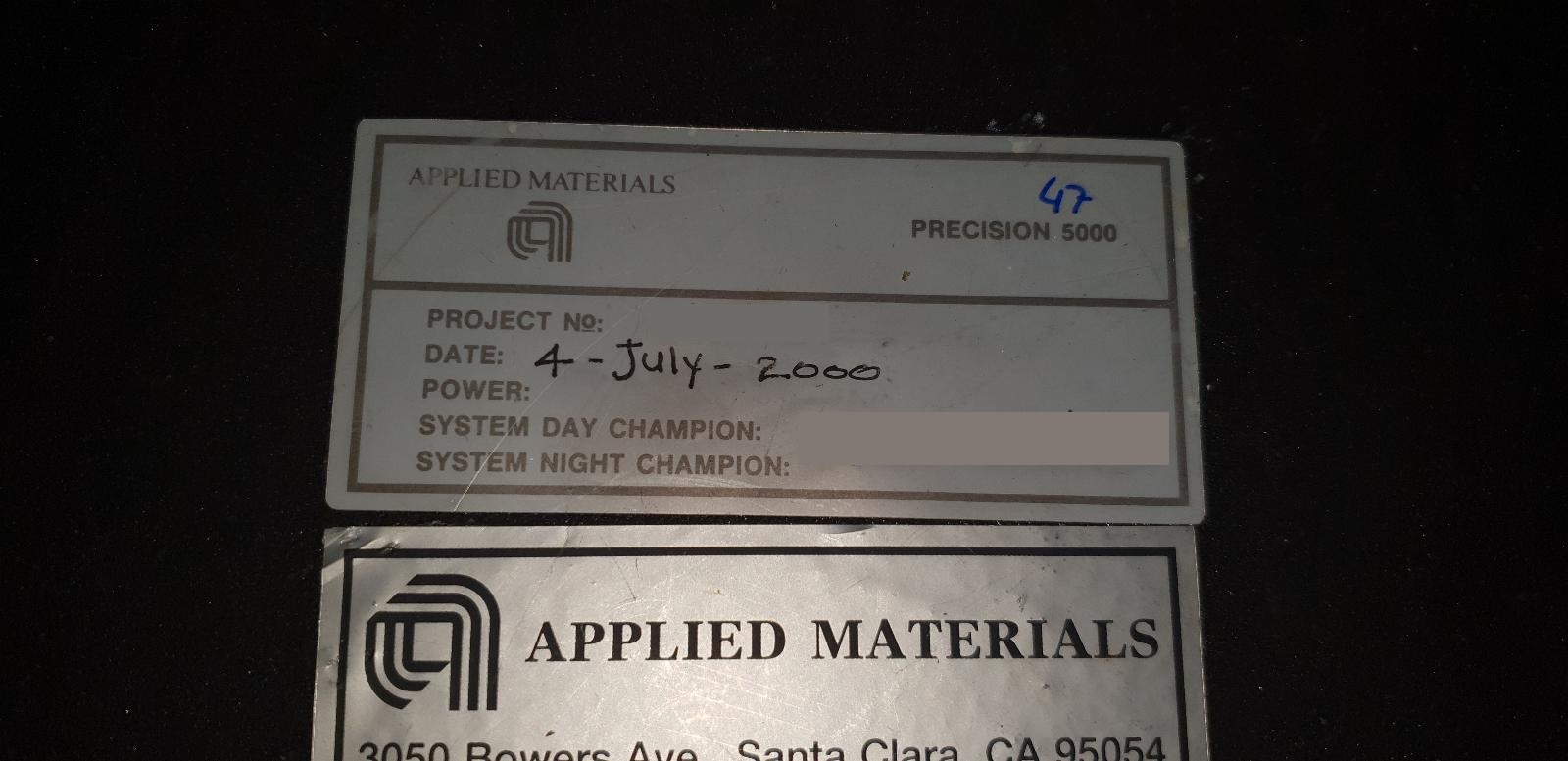 Used AMAT P5000 Deposition Tool