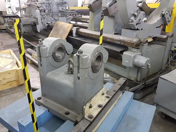 Used American CNC Lathe, Model 53-35, 53” X 252”, 630 rpm, 50 hp, Machine Mate CNC, ID17614