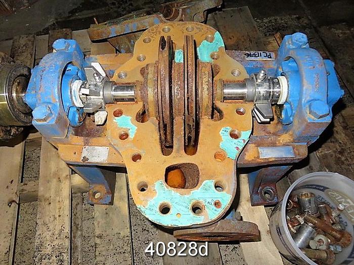 Used Goulds 3316 1.5x2x9 Split Case Pump, Ductile Iron Impeller #40828