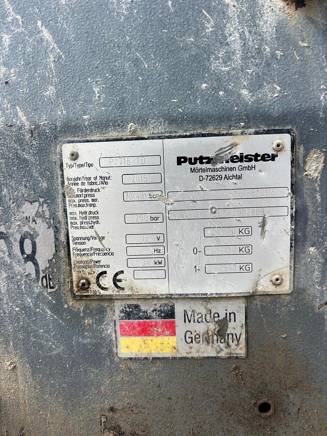 Used Concrete Pump