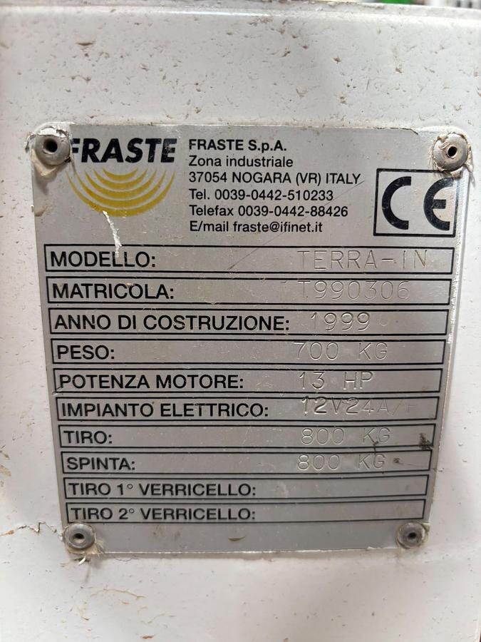 Used Fraste Sample Rig