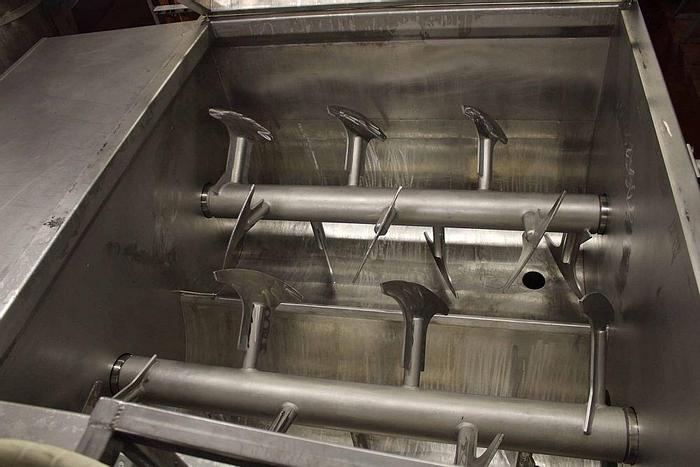 Used Wolfking Dual Shaft Paddle Blender; Md#TSM1500; 3,000 Lbs