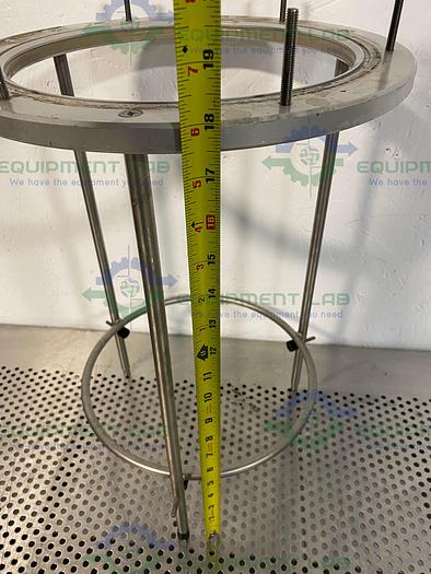 Used Aluminum Frame for Applikon 15 Liter Glass Bioreactor
