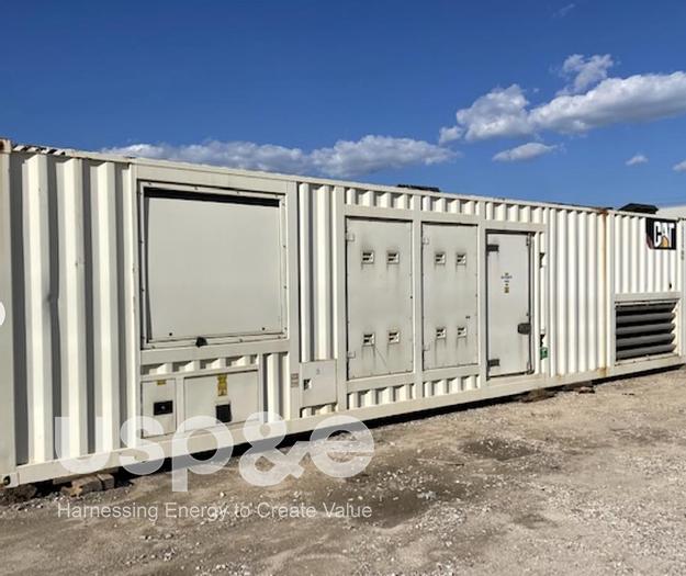 Used 7 MW 2014 Used Caterpillar XQ1475G Natural Gas Generator Set